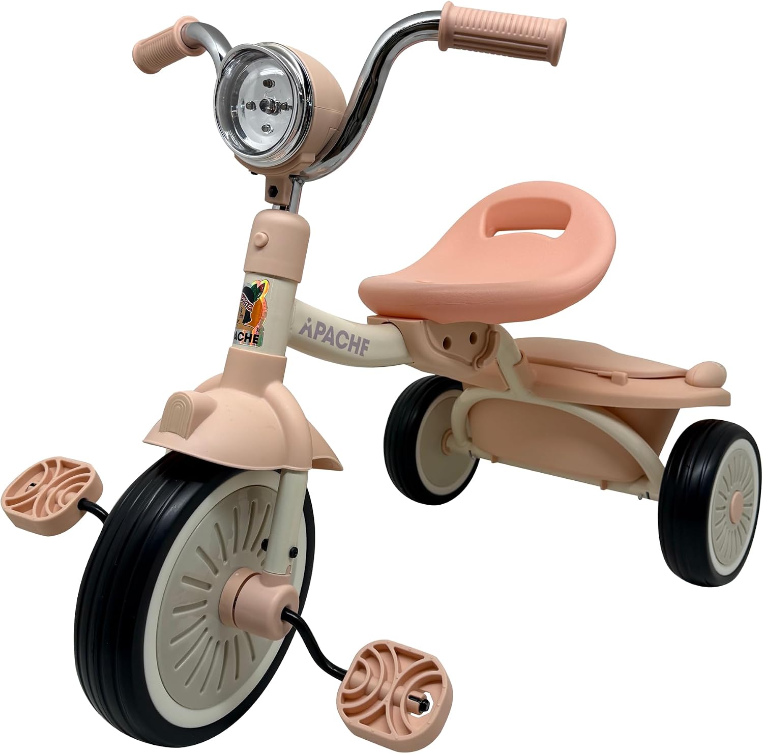 TRICICLO PLEGABLE APACHE ROSA