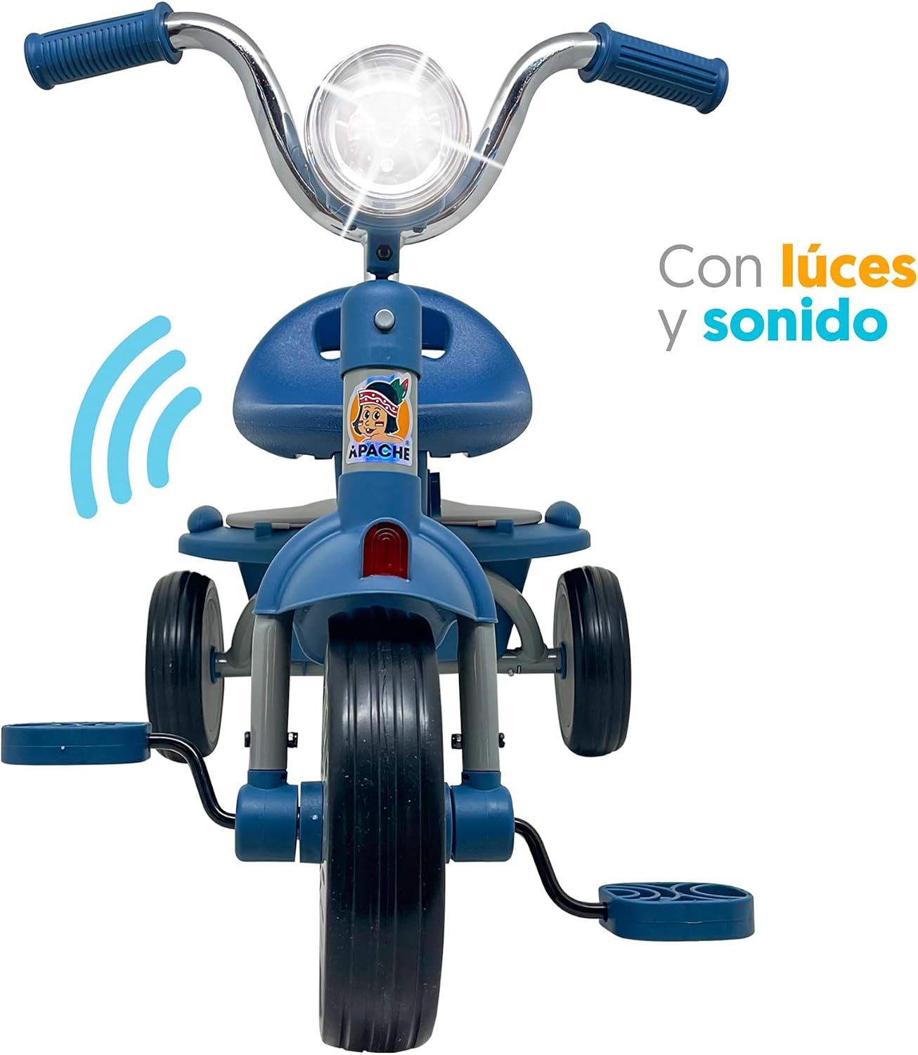 TRICICLO PLEGABLE APACHE AZUL