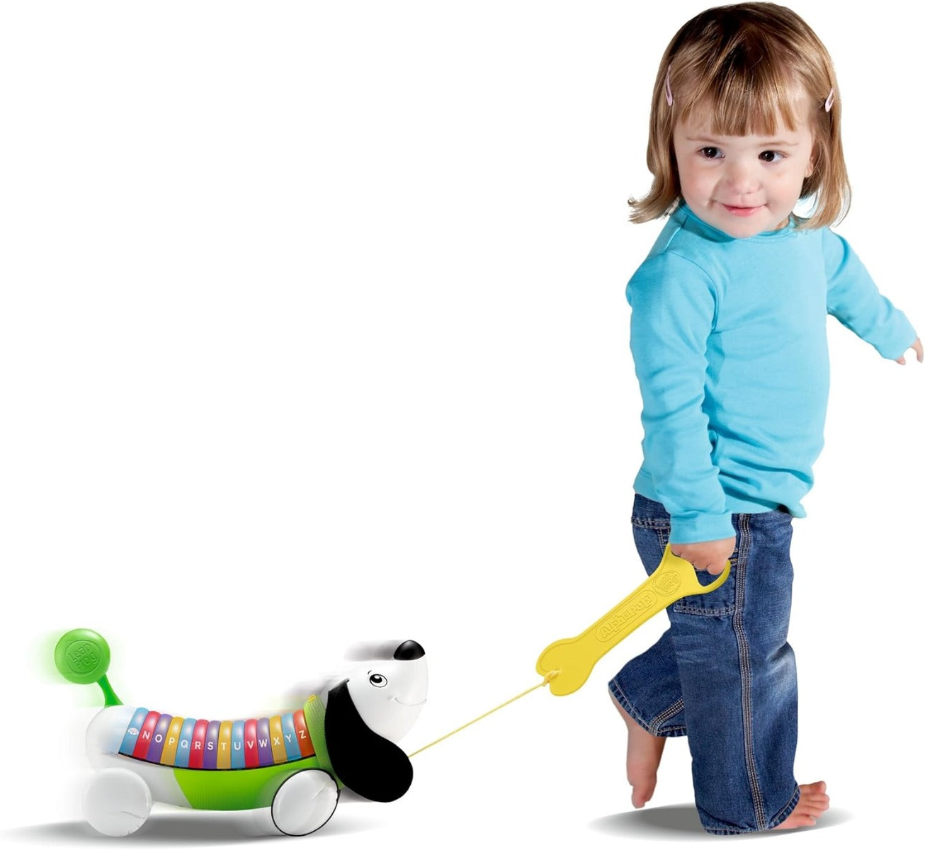 ABC Puppy Interactive Toy Green Color