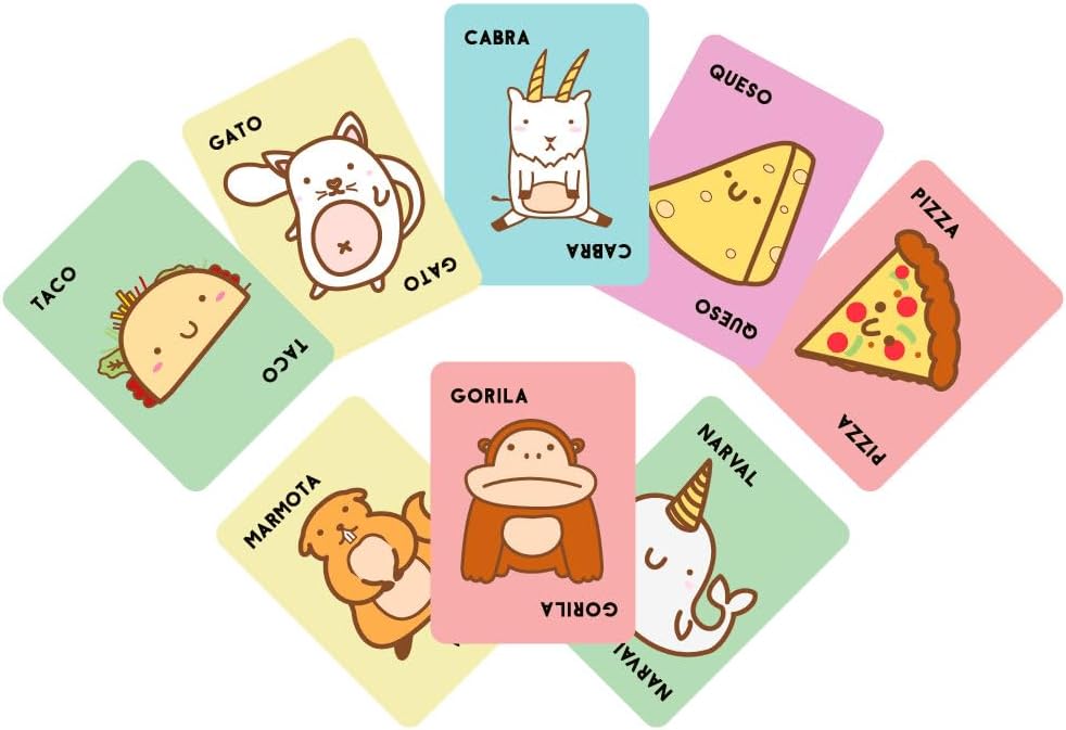 JUEGO DE MESA TACO, GATO, CABRA, QUESO, PIZZA.