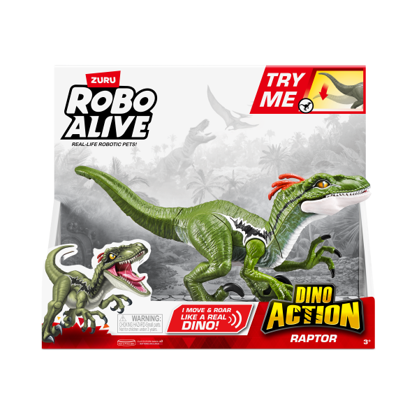ROBO ALIVE DINO ACCION RAPTOR