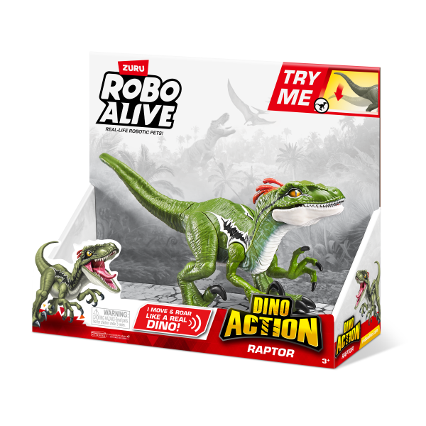 ROBO ALIVE DINO ACCION RAPTOR