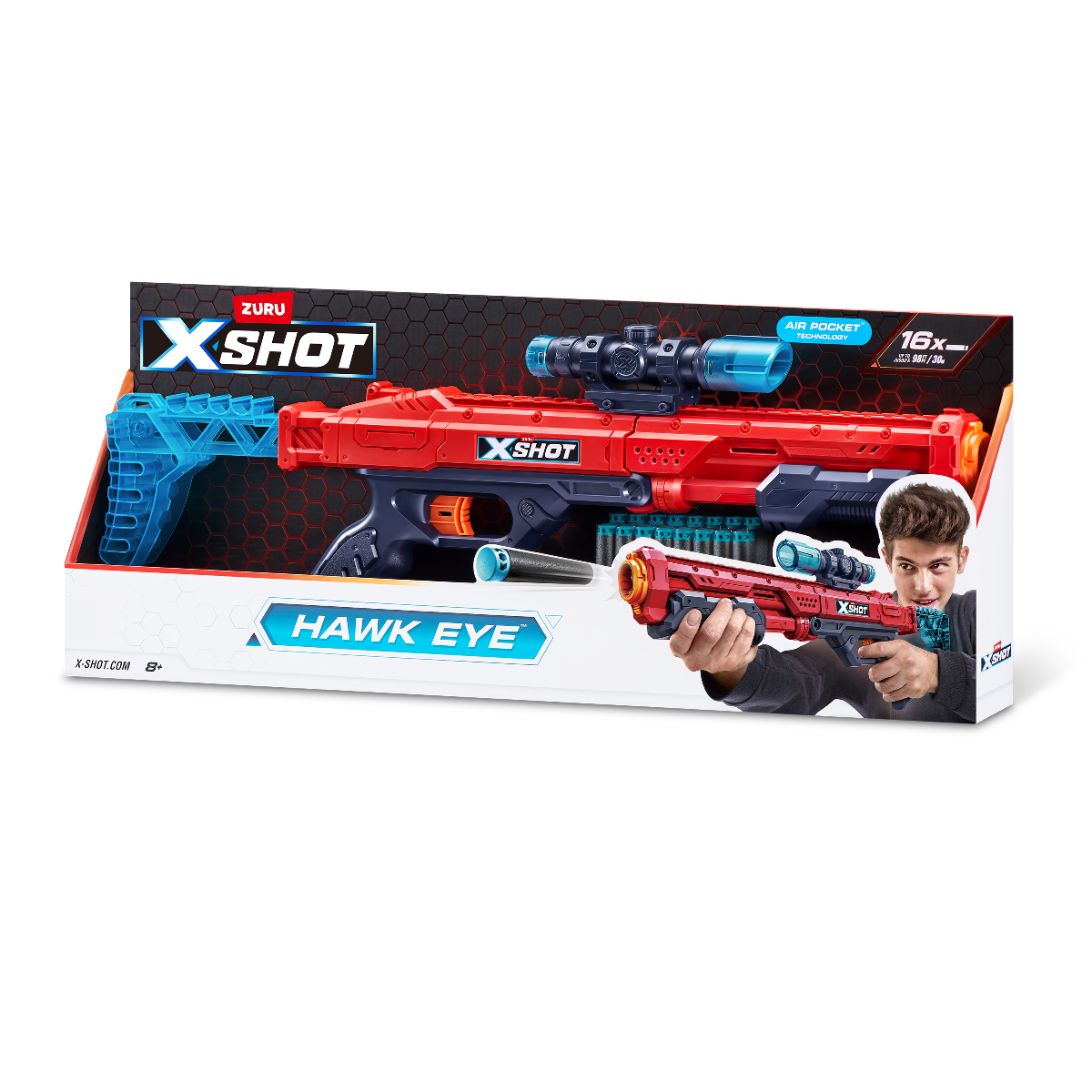 ZURU X-Shot Excel Hawk Eye Blaster