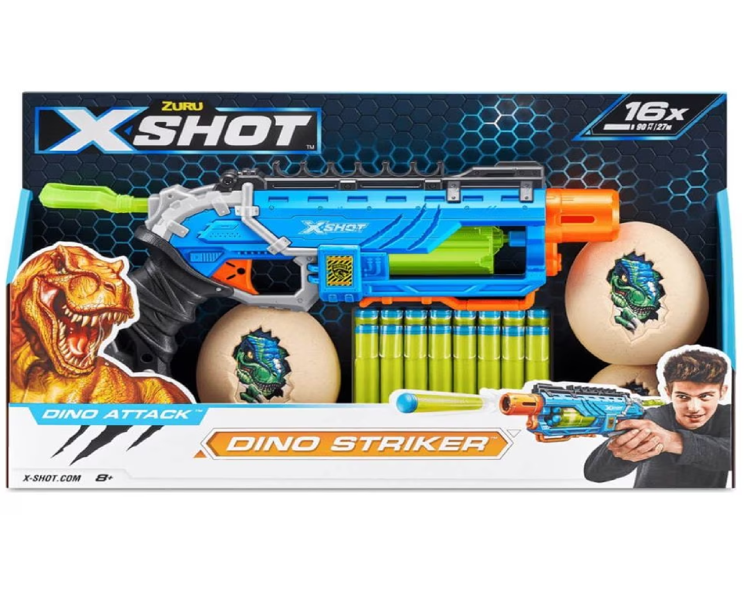 Dino Attack Gun 16 Darts