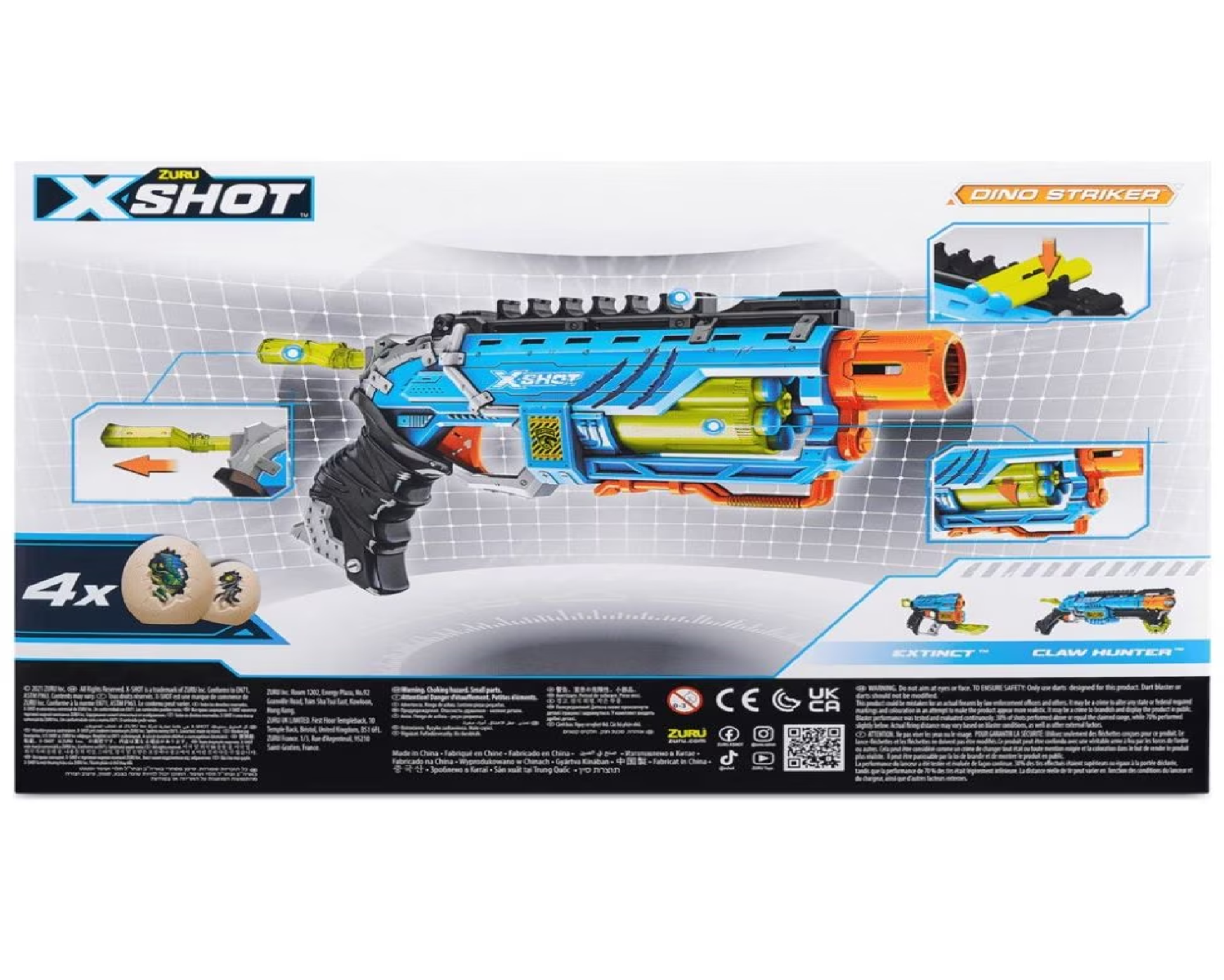 Dino Attack Gun 16 Darts