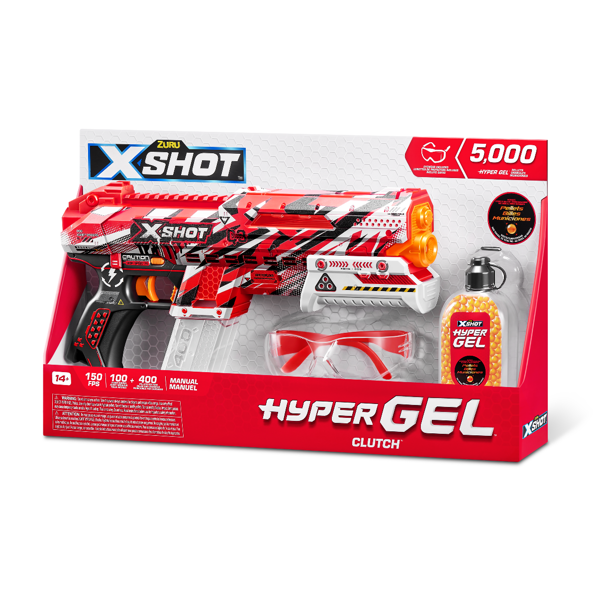 X-Shot Launcher Hyper Gel Clutch Zuru