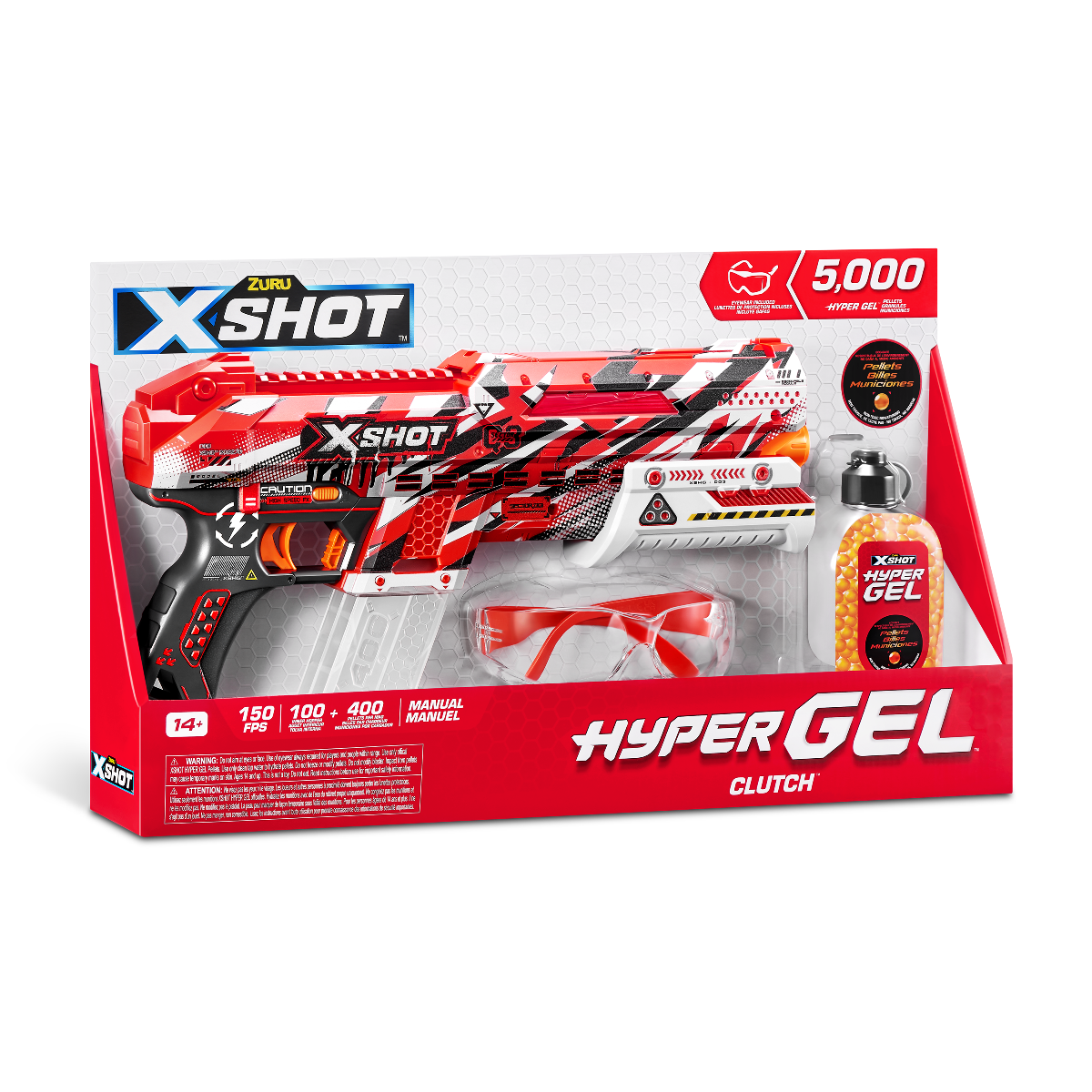 X-Shot Launcher Hyper Gel Clutch Zuru