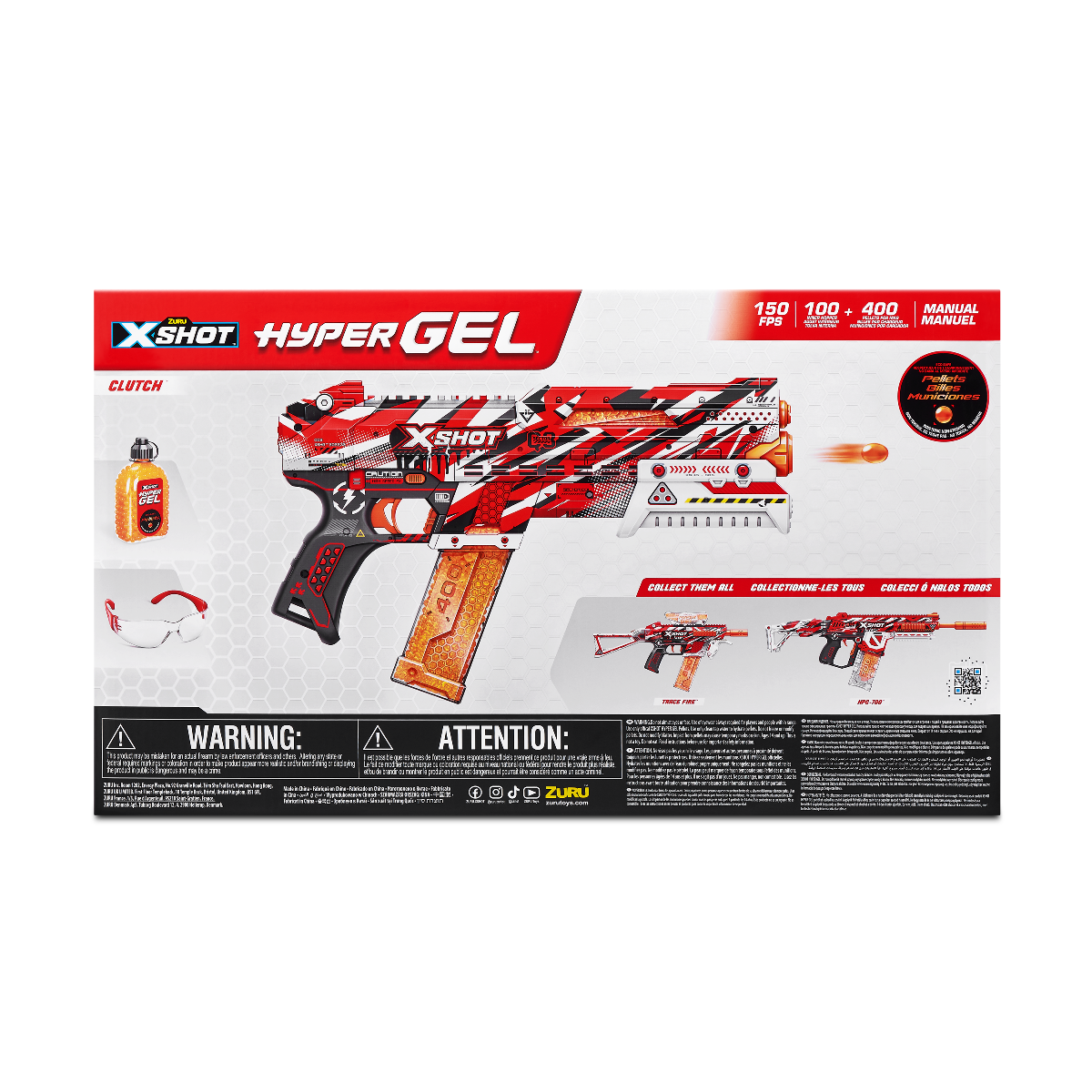 X-Shot Launcher Hyper Gel Clutch Zuru