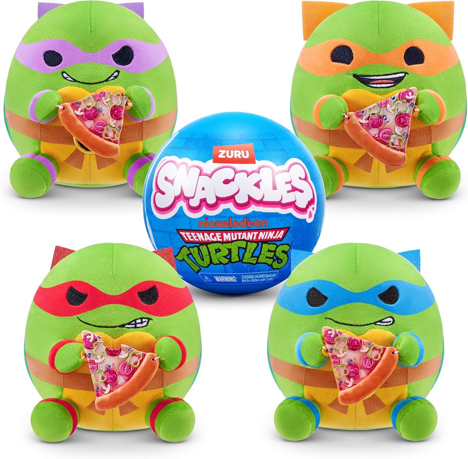 SNACKLES PELUCHE SORPRESA TORTUGAS NINJA