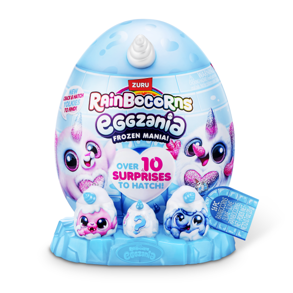 RAINBOCORNS HUEVO SORPRESA  EGGZANIA FROZENMANIA