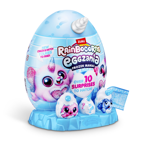 RAINBOCORNS HUEVO SORPRESA  EGGZANIA FROZENMANIA
