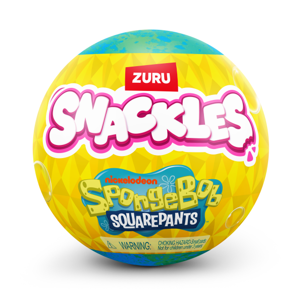 SNACKLES PELUCHE SORPRESA BOB ESPONJA SERIES 1