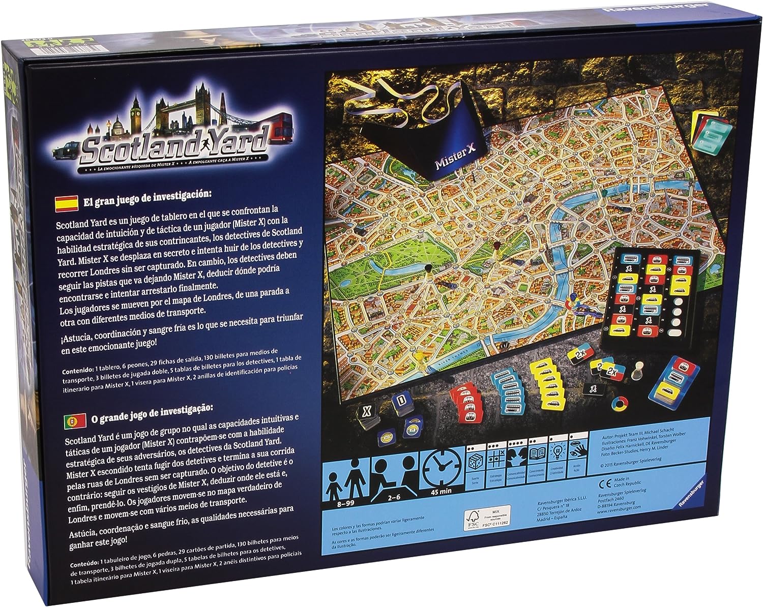 Ravensburger Juego de Mesa Scotland Yard