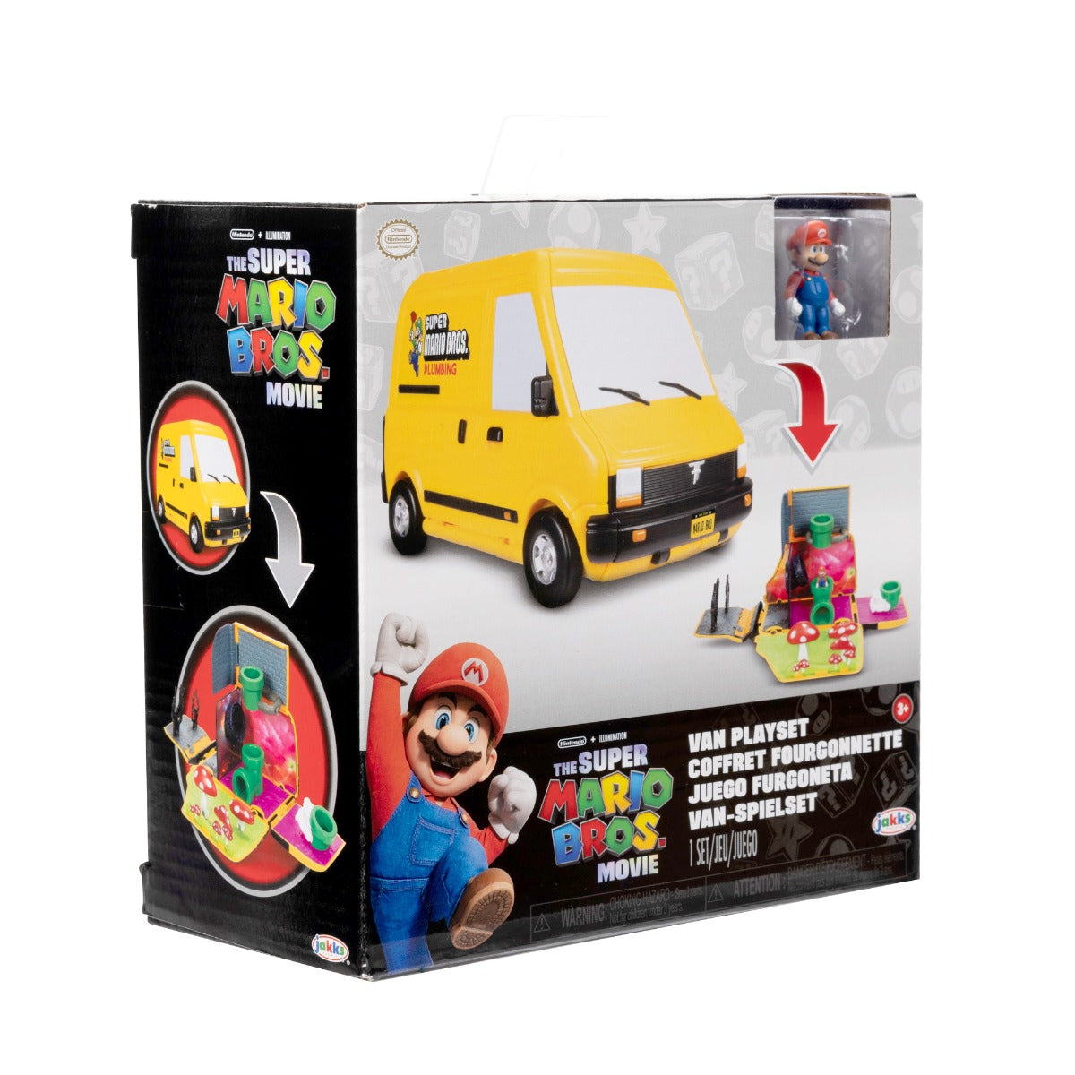 Super Mario Bros Movie Playset Van