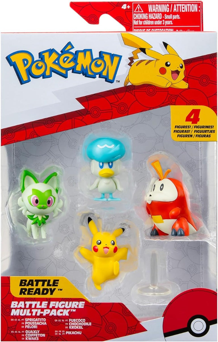 Pokemon Set 4 Figures generation XL