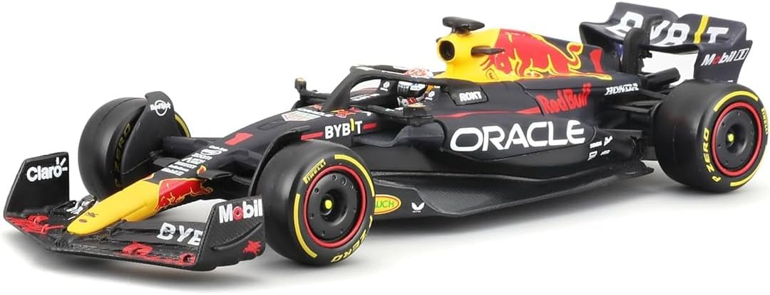 BURAGO RED BULL # 11 CHECO PEREZ 1:24 CON ACRILICO DE EXHIBICION