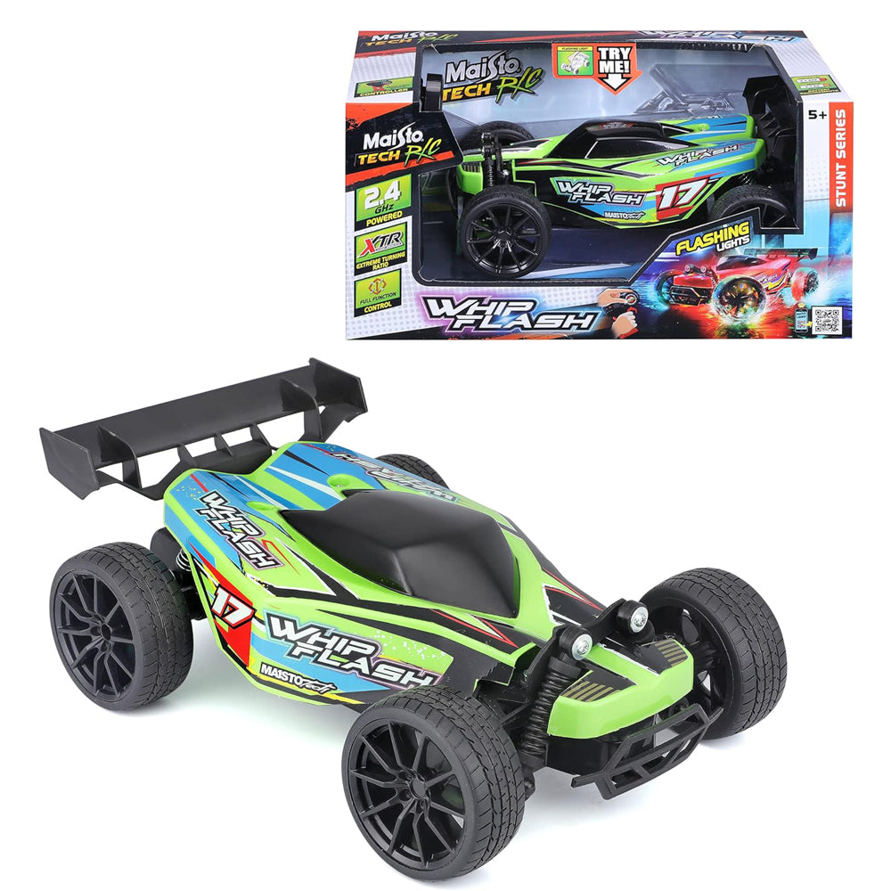 MAISTO TECH RC BUGGY VERDE CON LUZ Y SONIDO