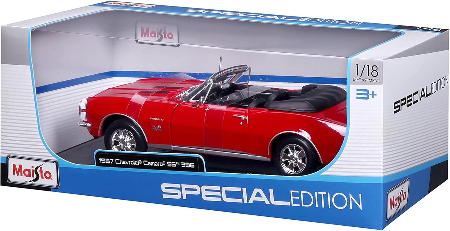 MAISTO CHEVROLET CAMARO SS 396 ESCALA 1:18 EDICION ESPECIAL 