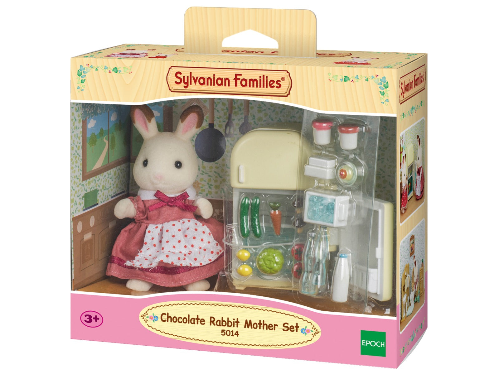 Sylvanian Set De Nevera Teri Conejo Choc