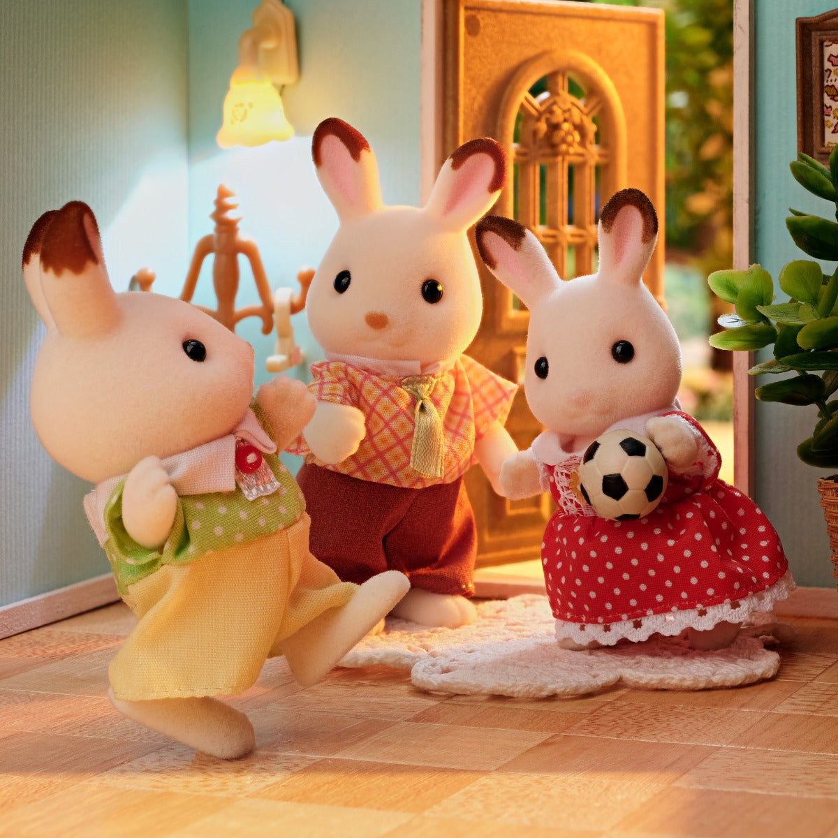 SYLVANIAN  FAMILIA CONEJO DE CHOCOLATE