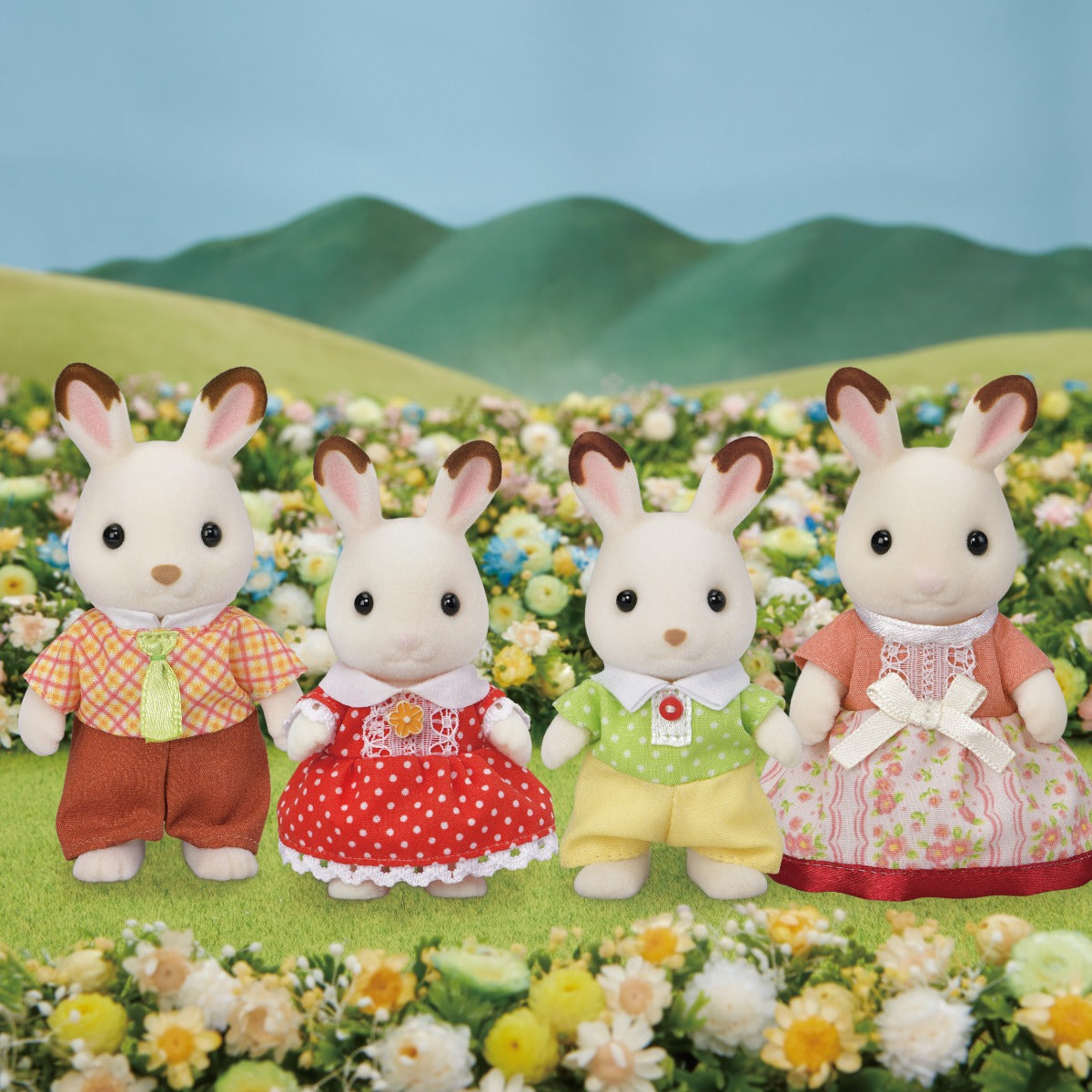 SYLVANIAN  FAMILIA CONEJO DE CHOCOLATE