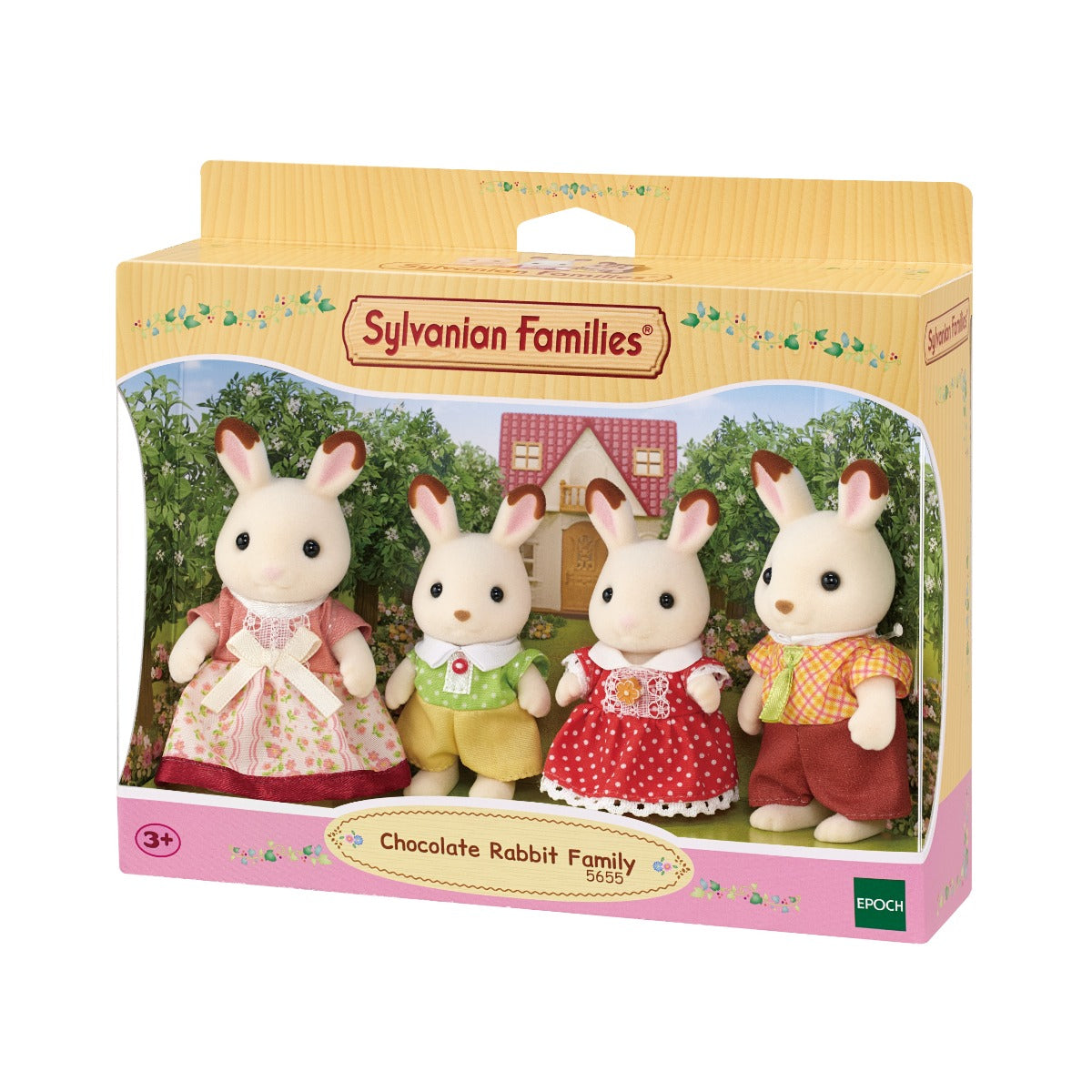 SYLVANIAN  FAMILIA CONEJO DE CHOCOLATE