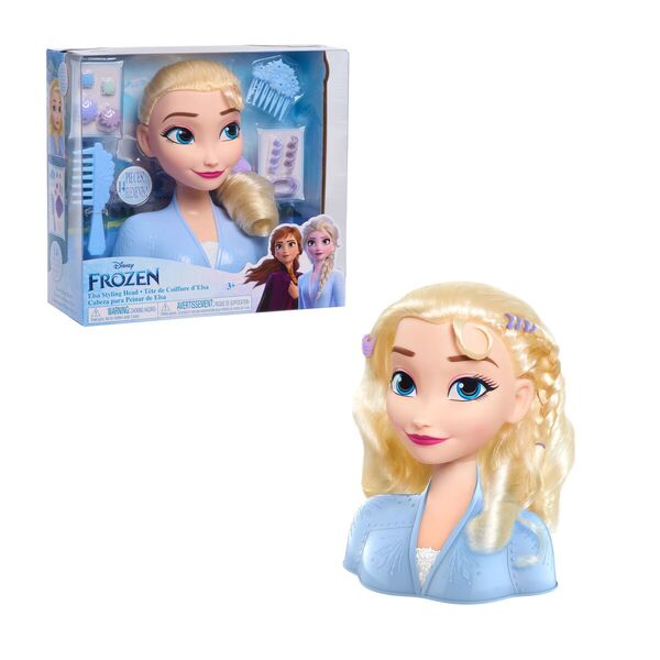 DISNEY PRINCESAS CABEZA PARA PEINAR FROZEN 2  ELSA