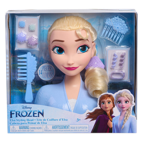DISNEY PRINCESAS CABEZA PARA PEINAR FROZEN 2  ELSA