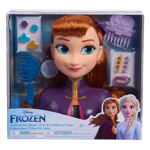 DISNEY PRINCESAS CABEZA PARA PEINAR  FROZEN 2 ANNA