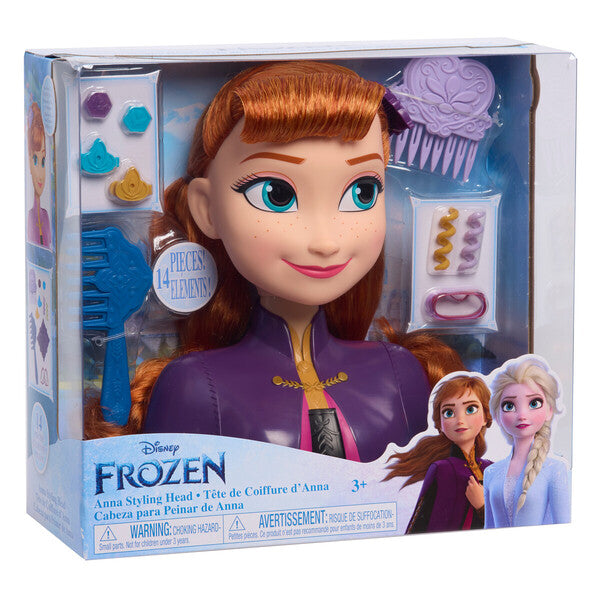 DISNEY PRINCESAS CABEZA PARA PEINAR  FROZEN 2 ANNA