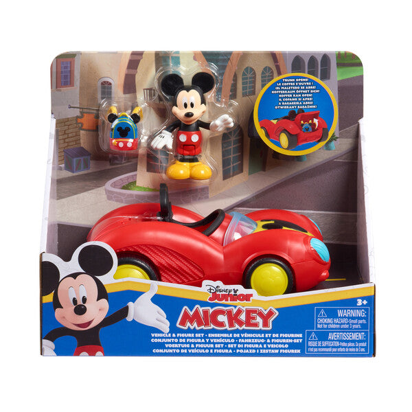 MICKEY MOUSE  SET VEHICULO