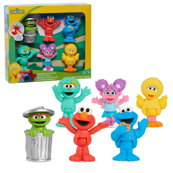 PLAZA SESAMO SET DE FIGURAS 6 PACK