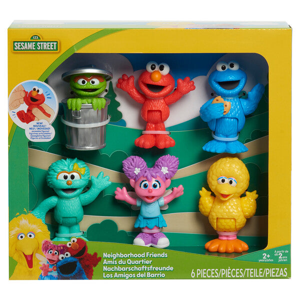 PLAZA SESAMO SET DE FIGURAS 6 PACK