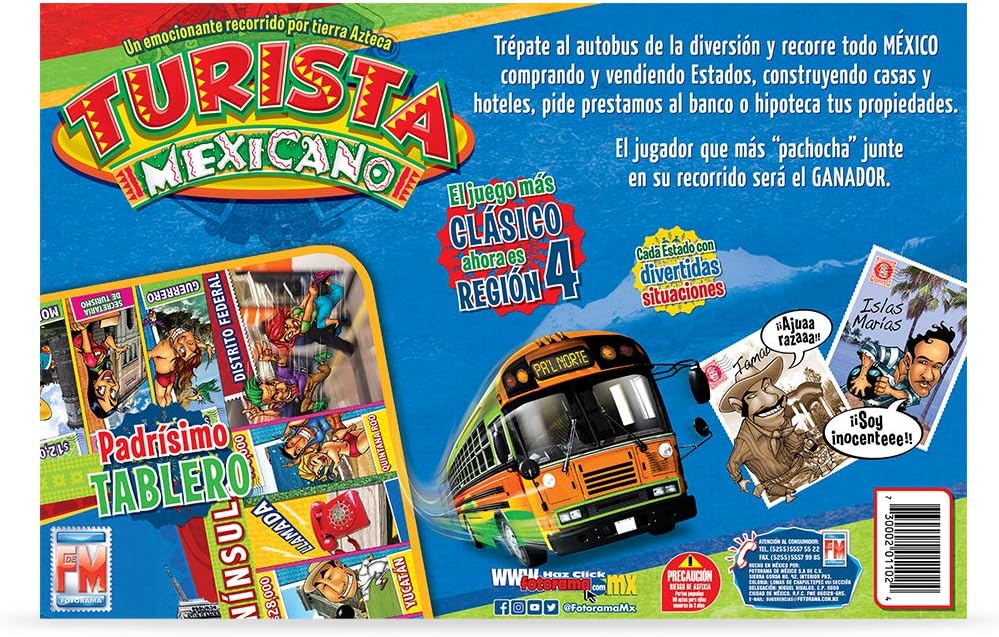 Mexican Tourist Photorama Board Game