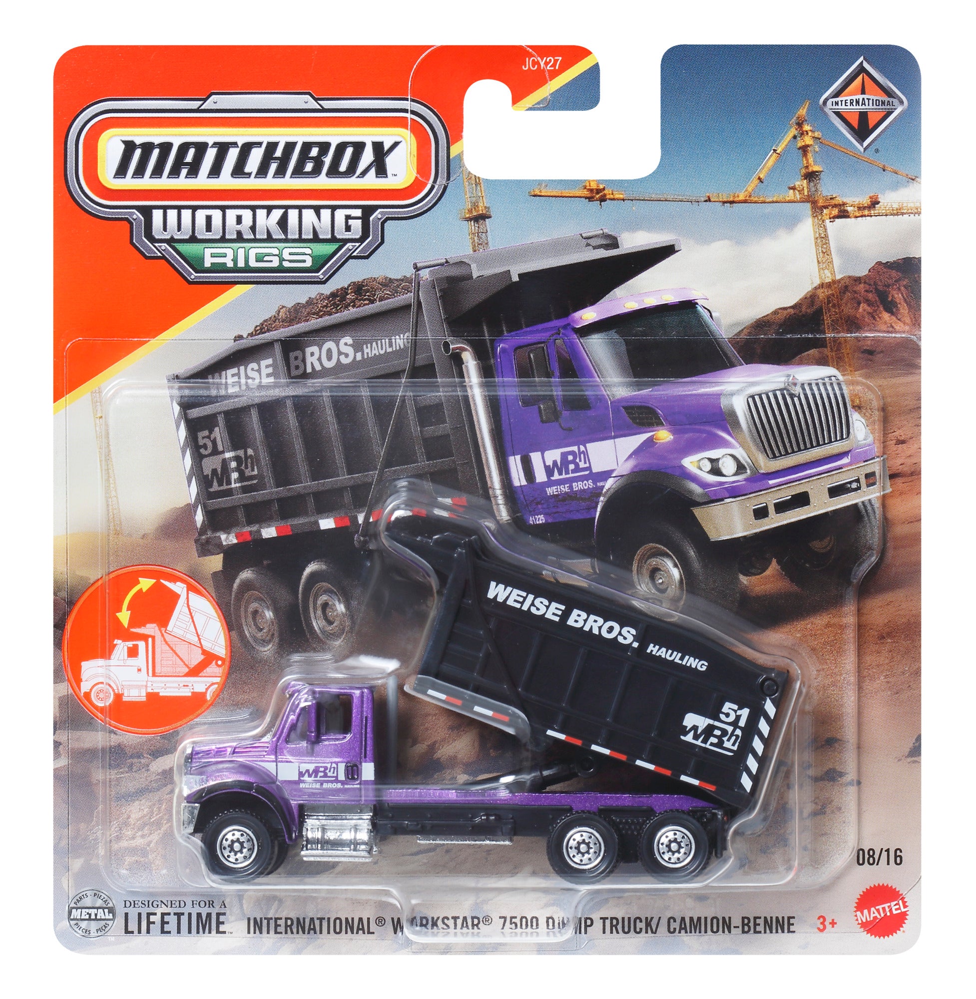 MBX DIECAST VEHÍCULO DE JUGUETE WORKING RIGS