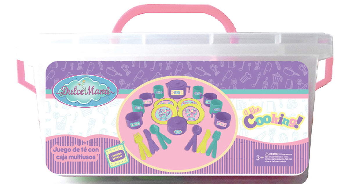 Juego de Te  Caja Multiusos  Dulce Mami