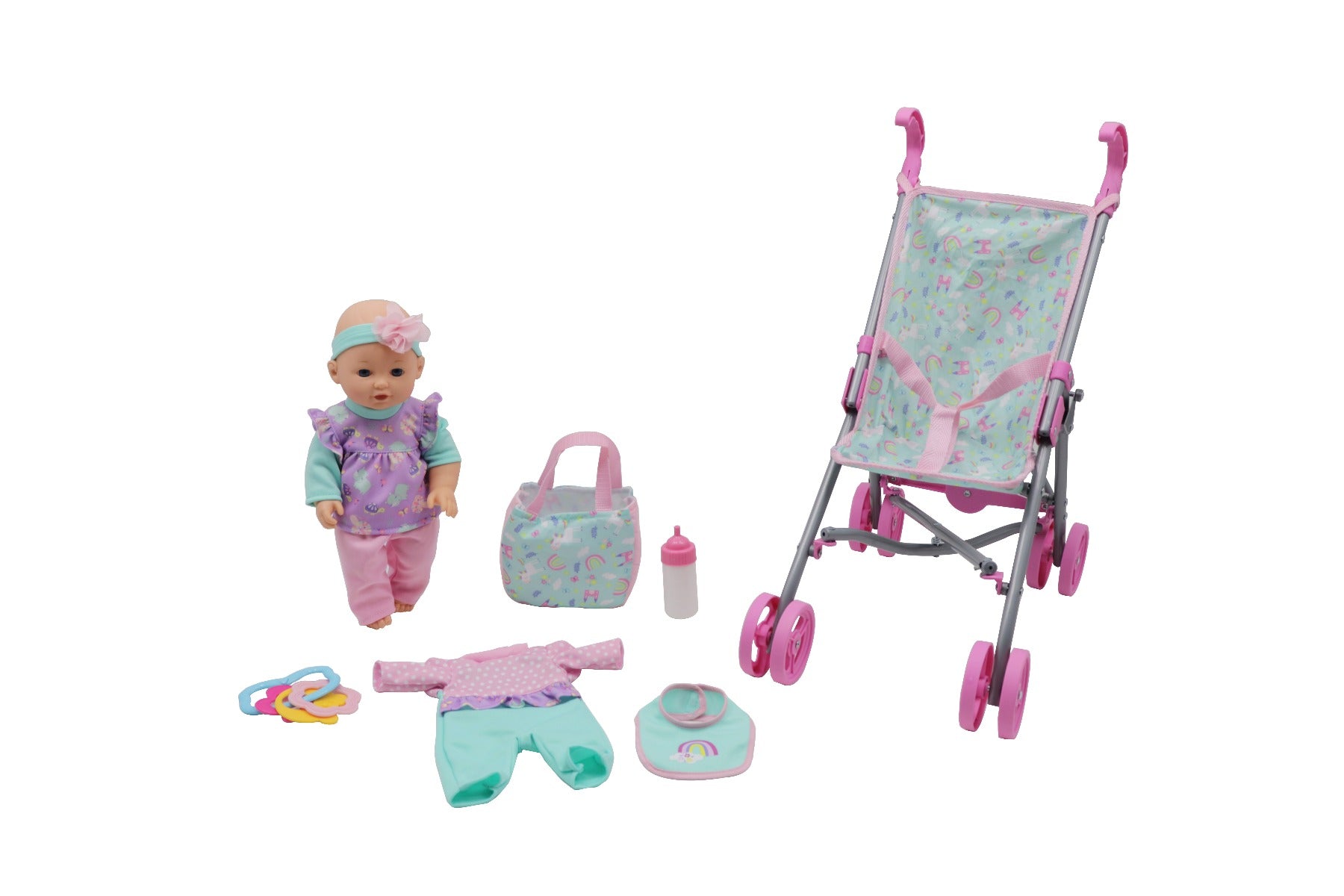 Sweet Mommy Baby Care and Stroller Gift Set