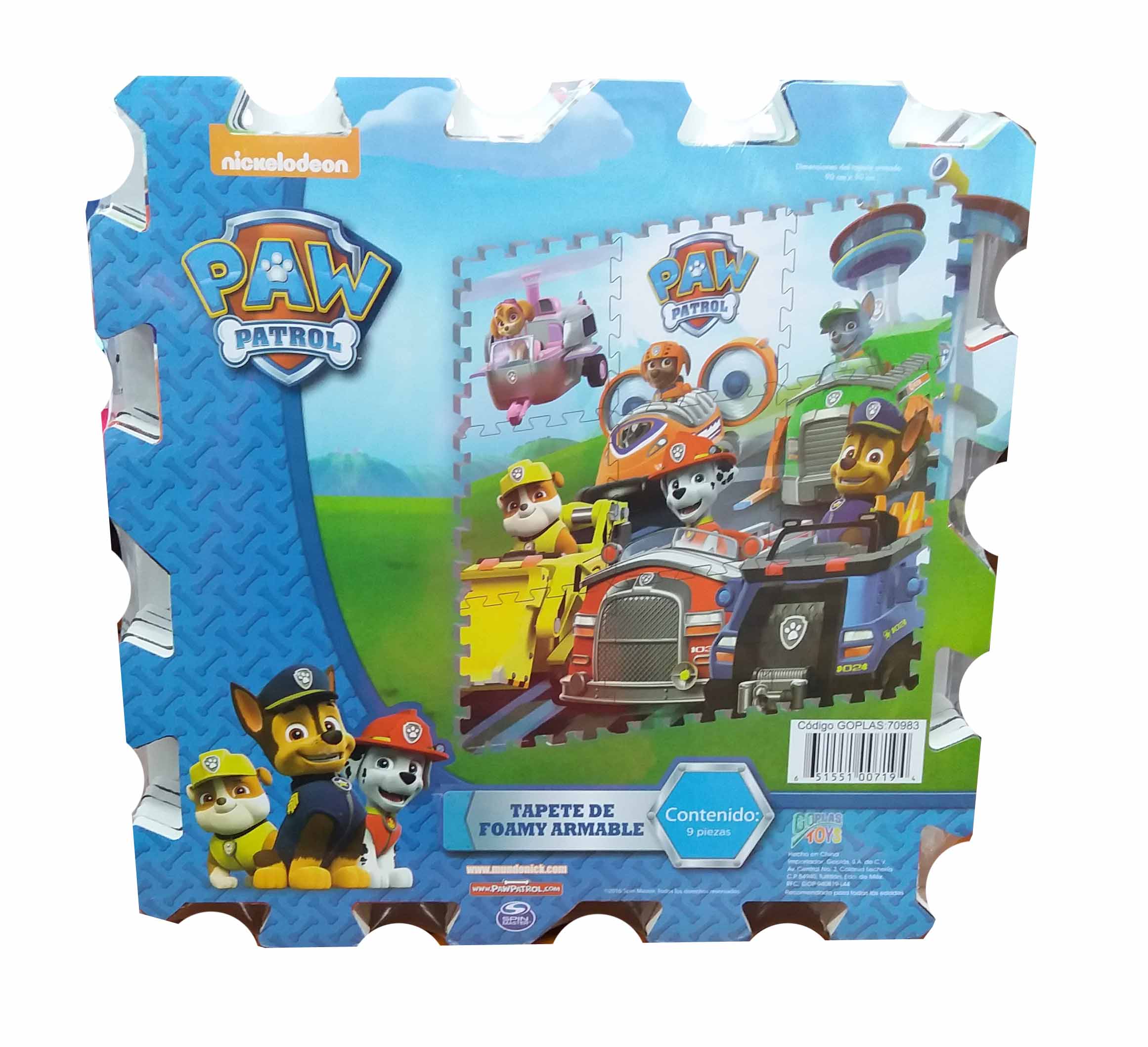 Tapete Paw Patrol Armable