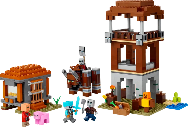 MINECRAFT EL PUESTO DE AVANZADA DE LOS SAQUEADORES Y EL DEVASTADOR 21278