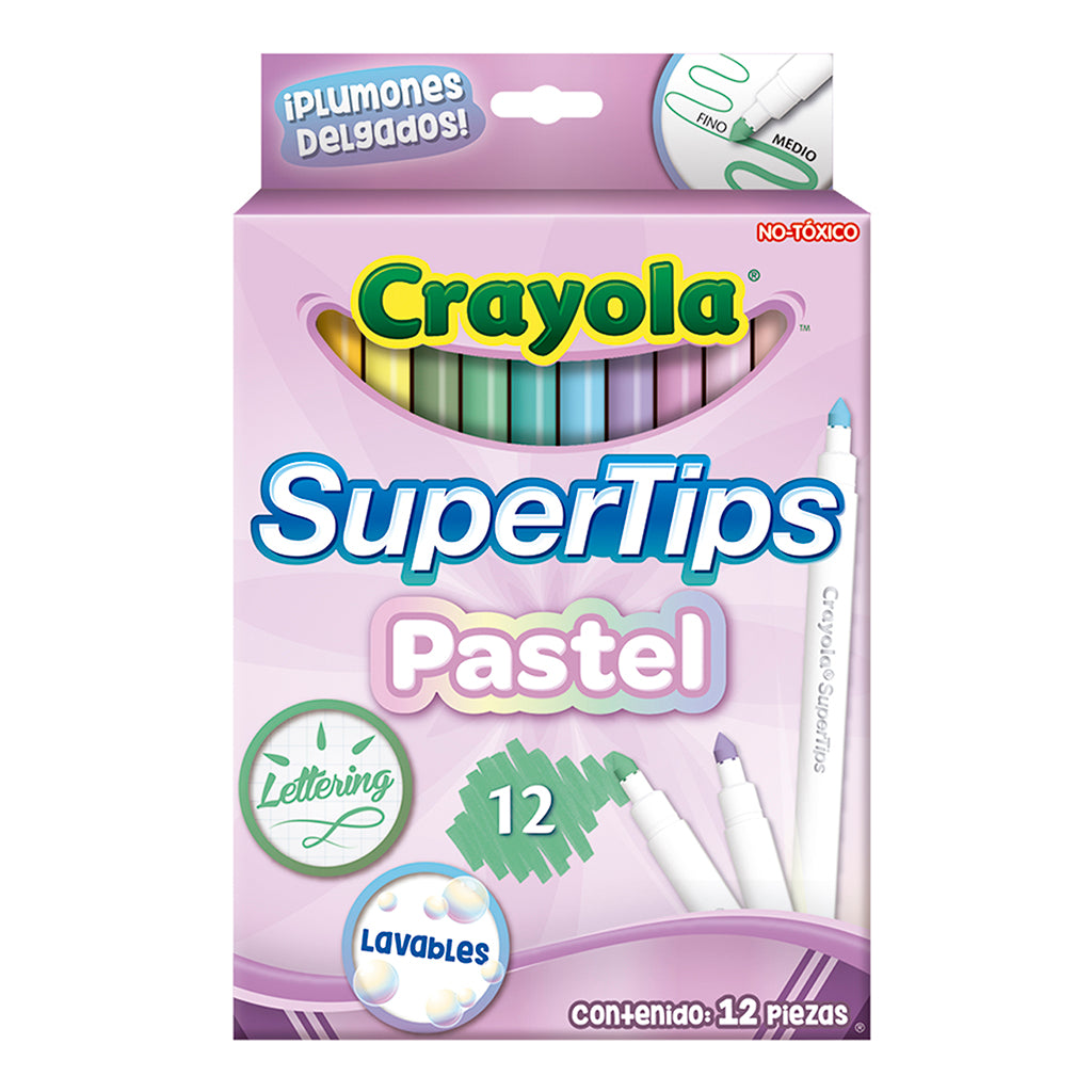 Crayola Pastel Markers 12 Pieces