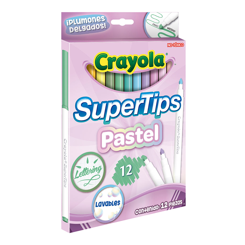 Crayola Pastel Markers 12 Pieces