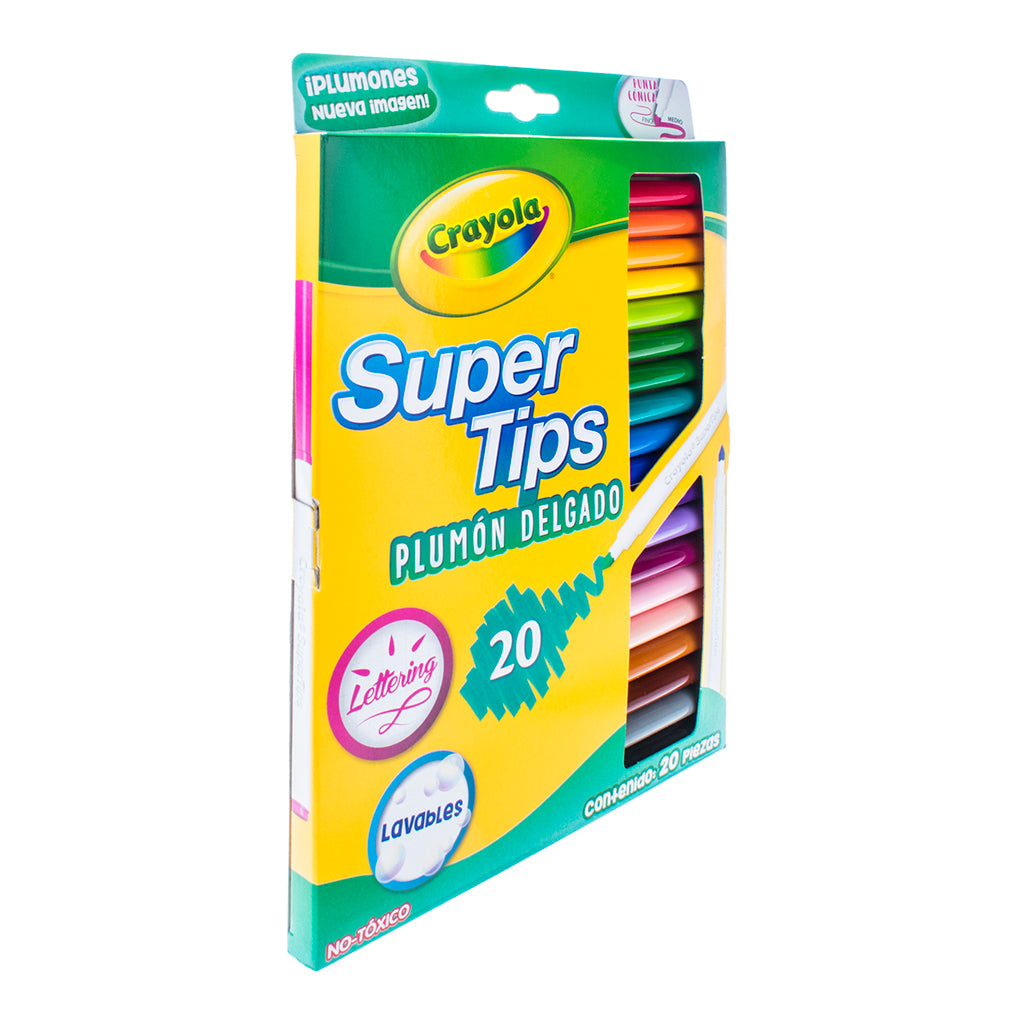 CRAYOLA 20 Washable Thin Markers