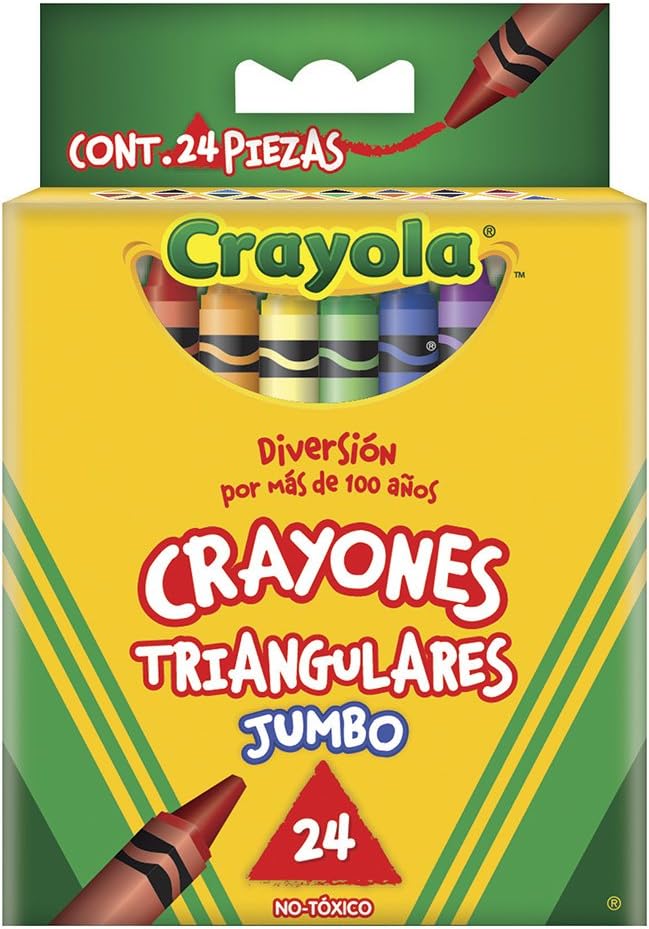 Crayola 24 Jumbo Triangle Crayons