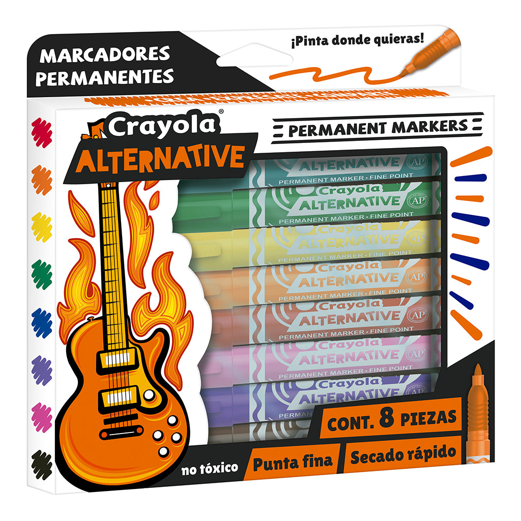 CRAYOLA 8 Permanent Markers