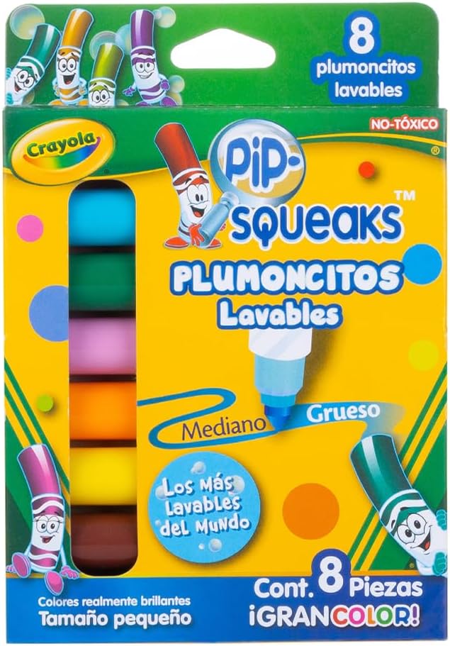 CRAYOLA 8 Pip Squeak Markers