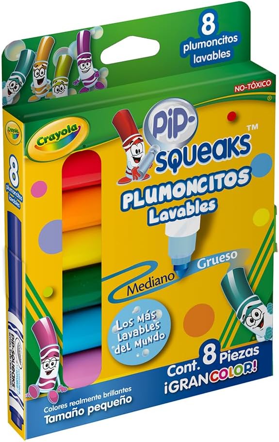 CRAYOLA 8 Pip Squeak Markers