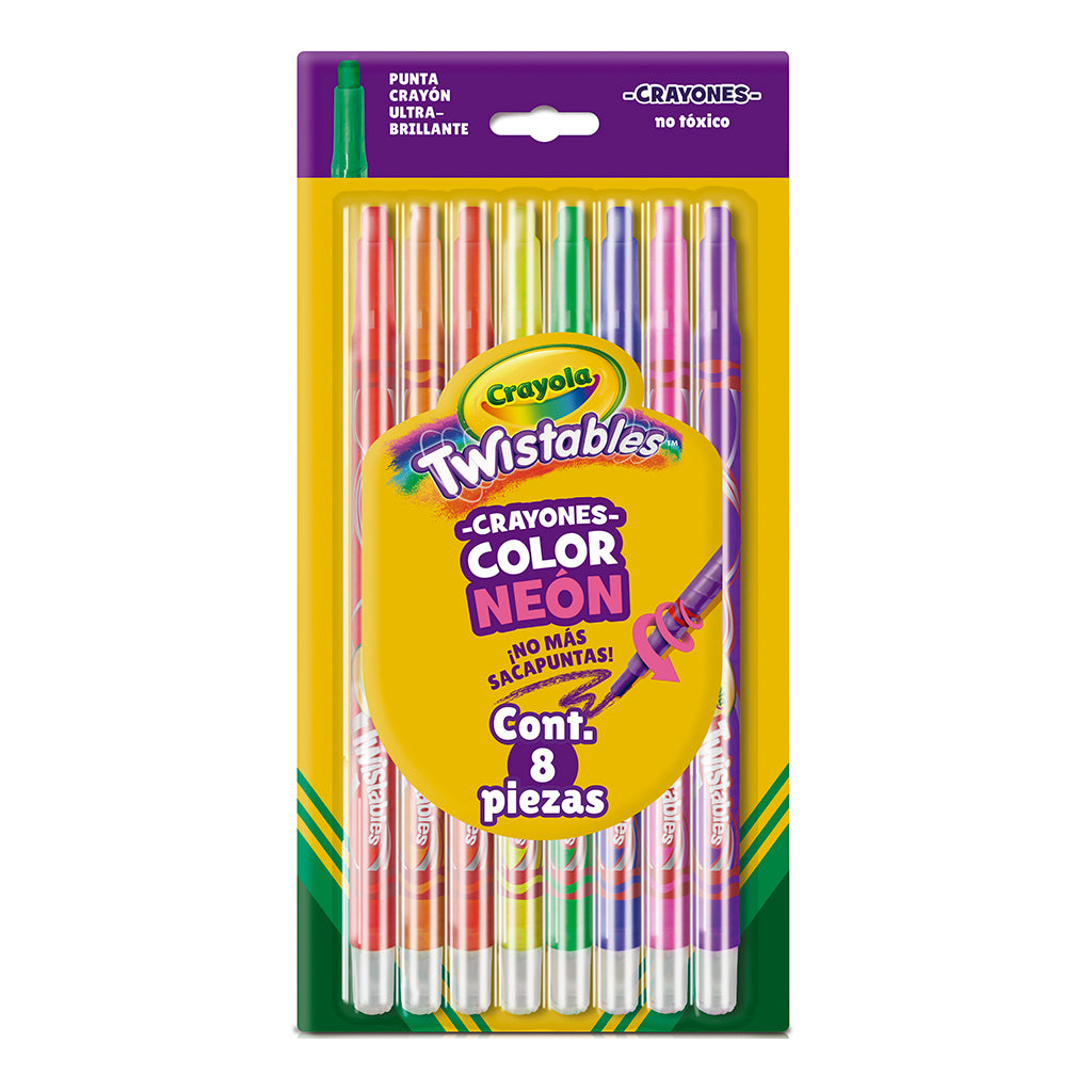 Crayola Twistables Neon 8 pcs