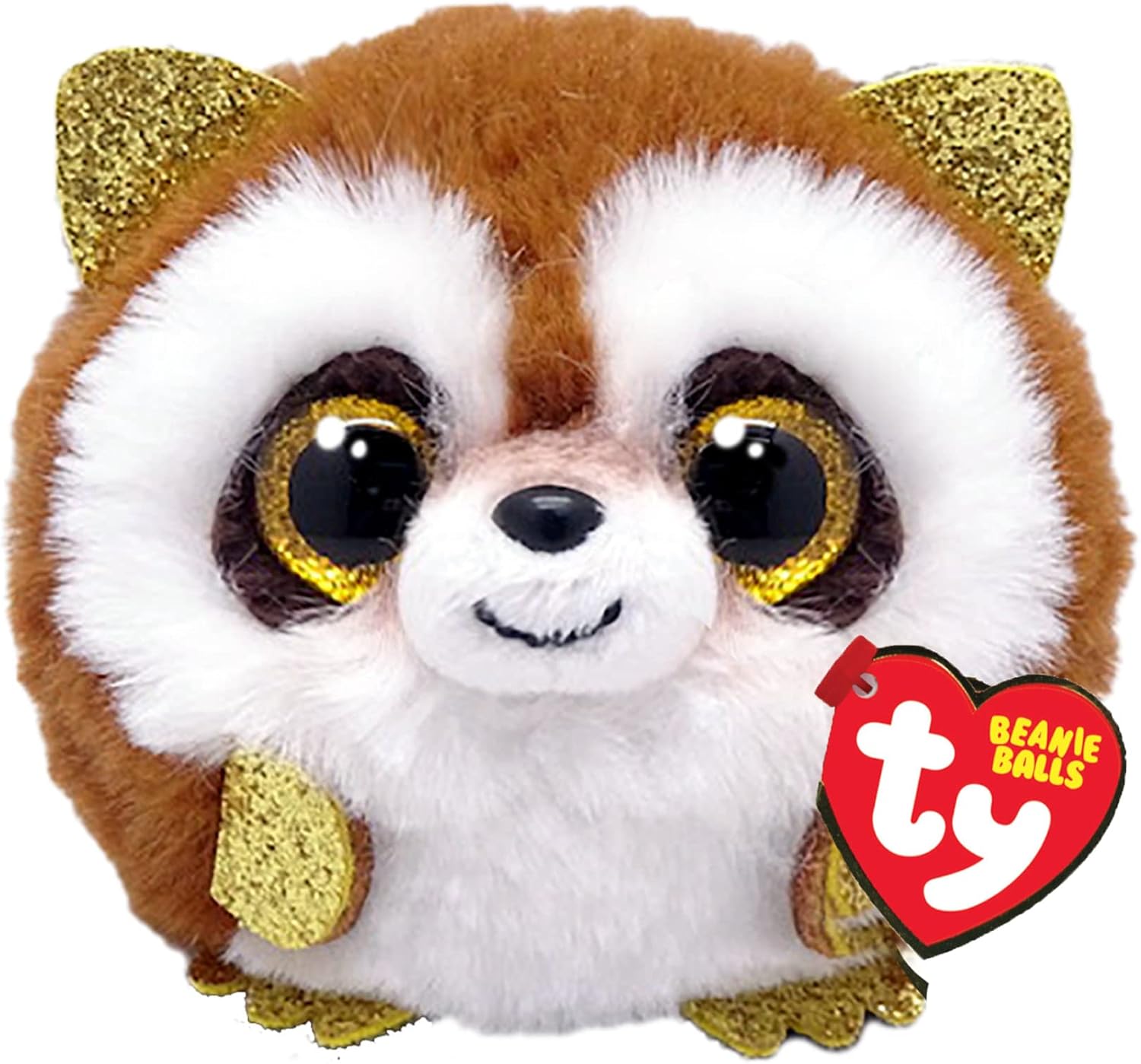 PELUCHE TY BALL  PICKPOCKET MAPACHE