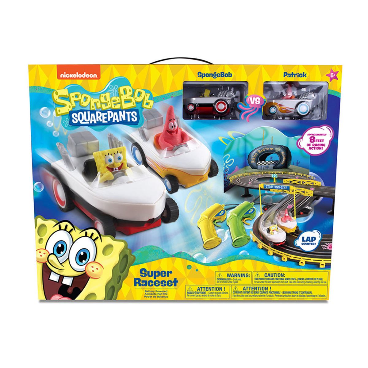 Spongebob Race Track and Vehicles