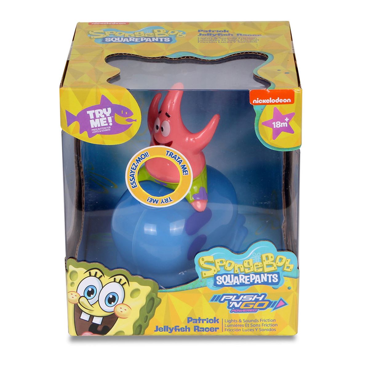 SpongeBob SquarePants Friction Powered Vehicle Patrick Jelly Racers